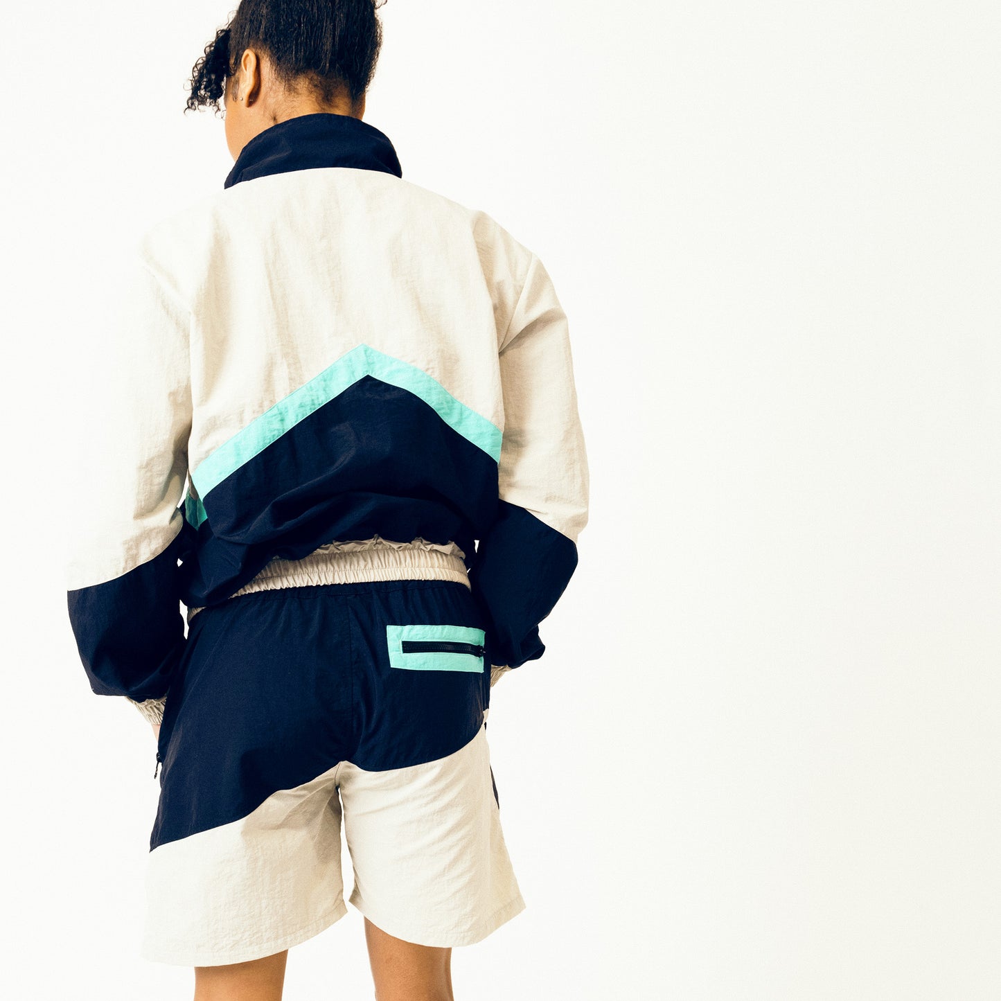 Color Block Track Jacket