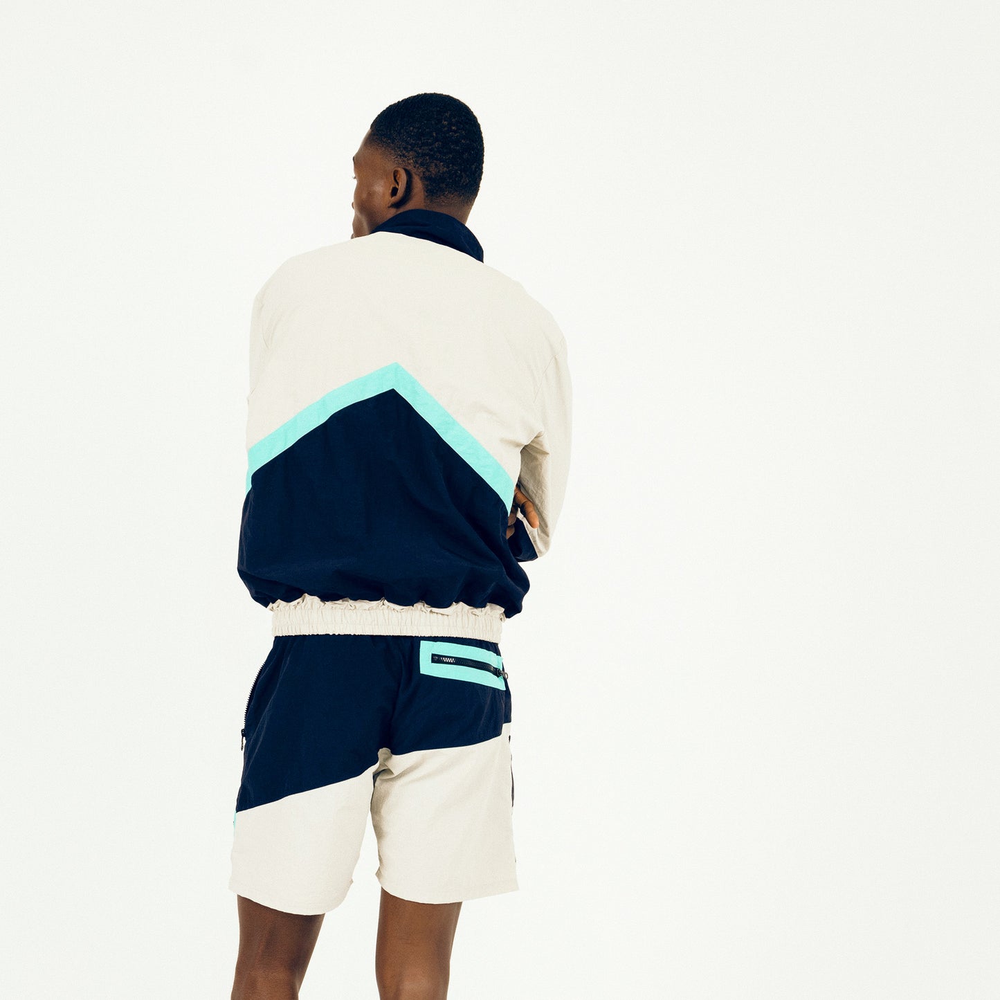 Color Block Track Jacket