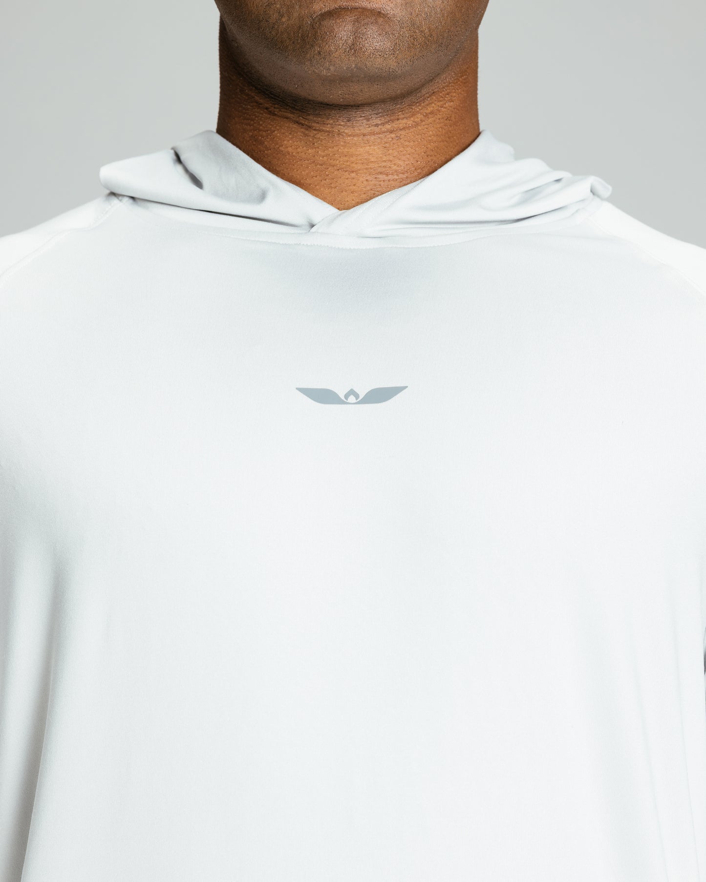 Men's LS Tech Hooded Tee "Gris"