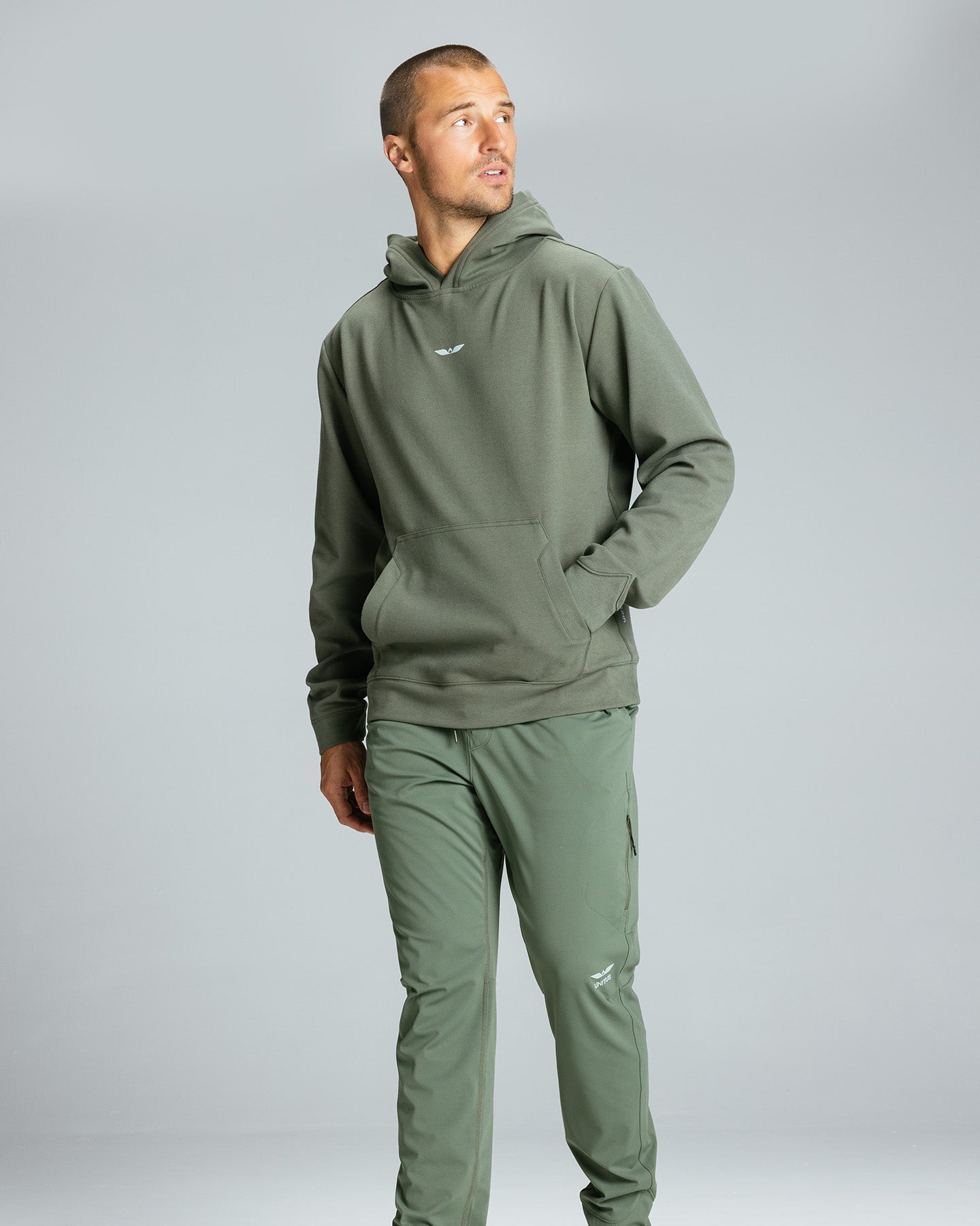 Men's Tech Hoodie "Olive"