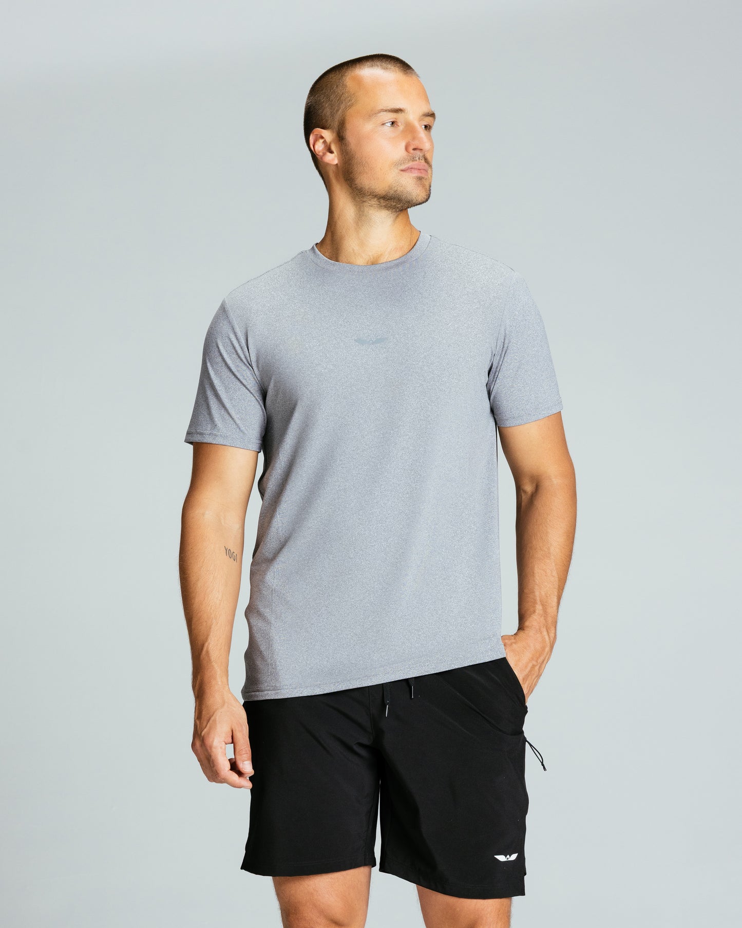 Men's SS Tech Tee "Silver Heather"