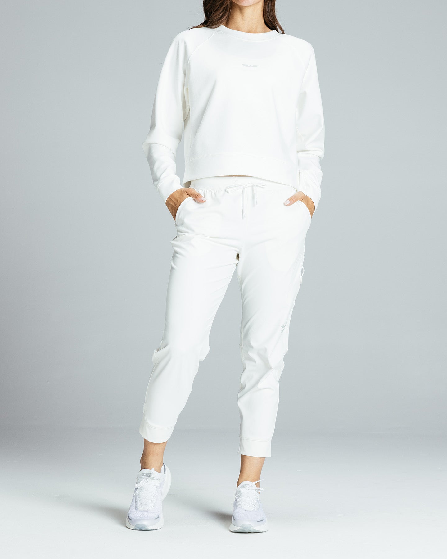 Women's Crew Sweatshirt "Vortex White"