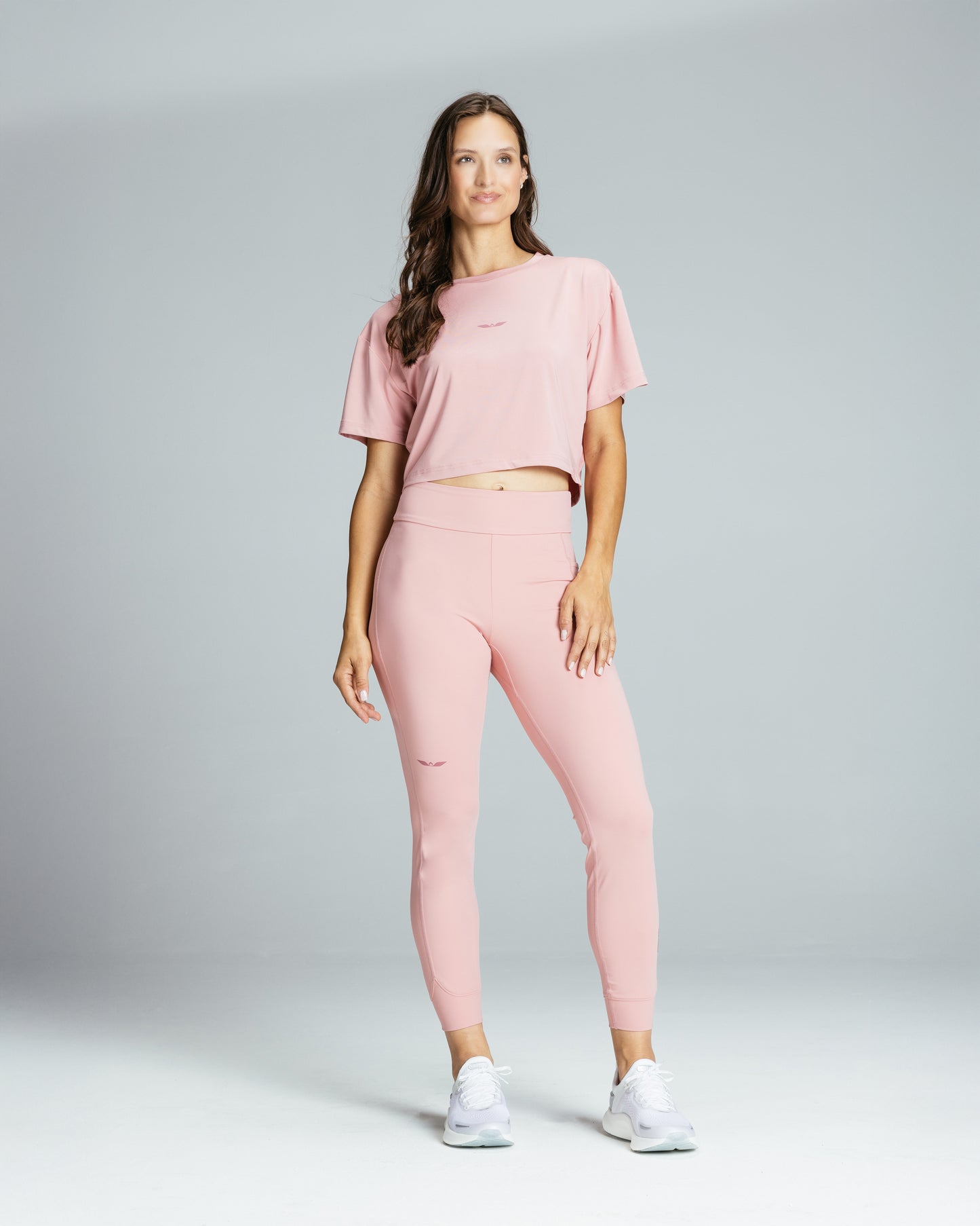 Women's Crop Tee "Light Rose"