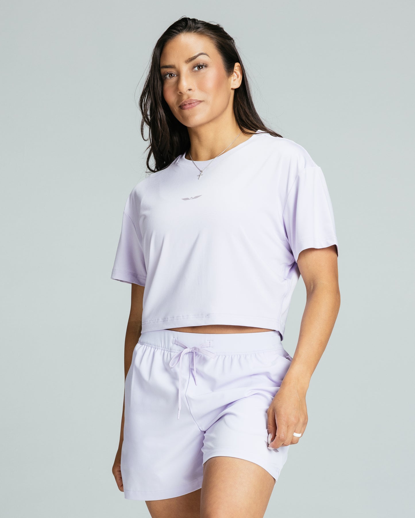 Women's Crop Tee "Lilac"