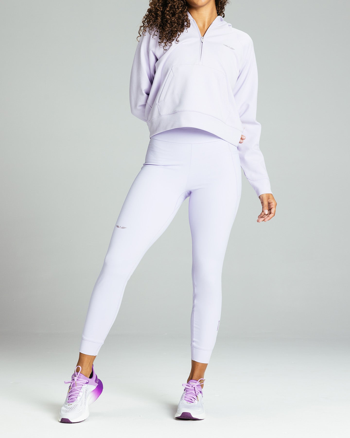Women's Half-Zip Hoodie "Lilac"