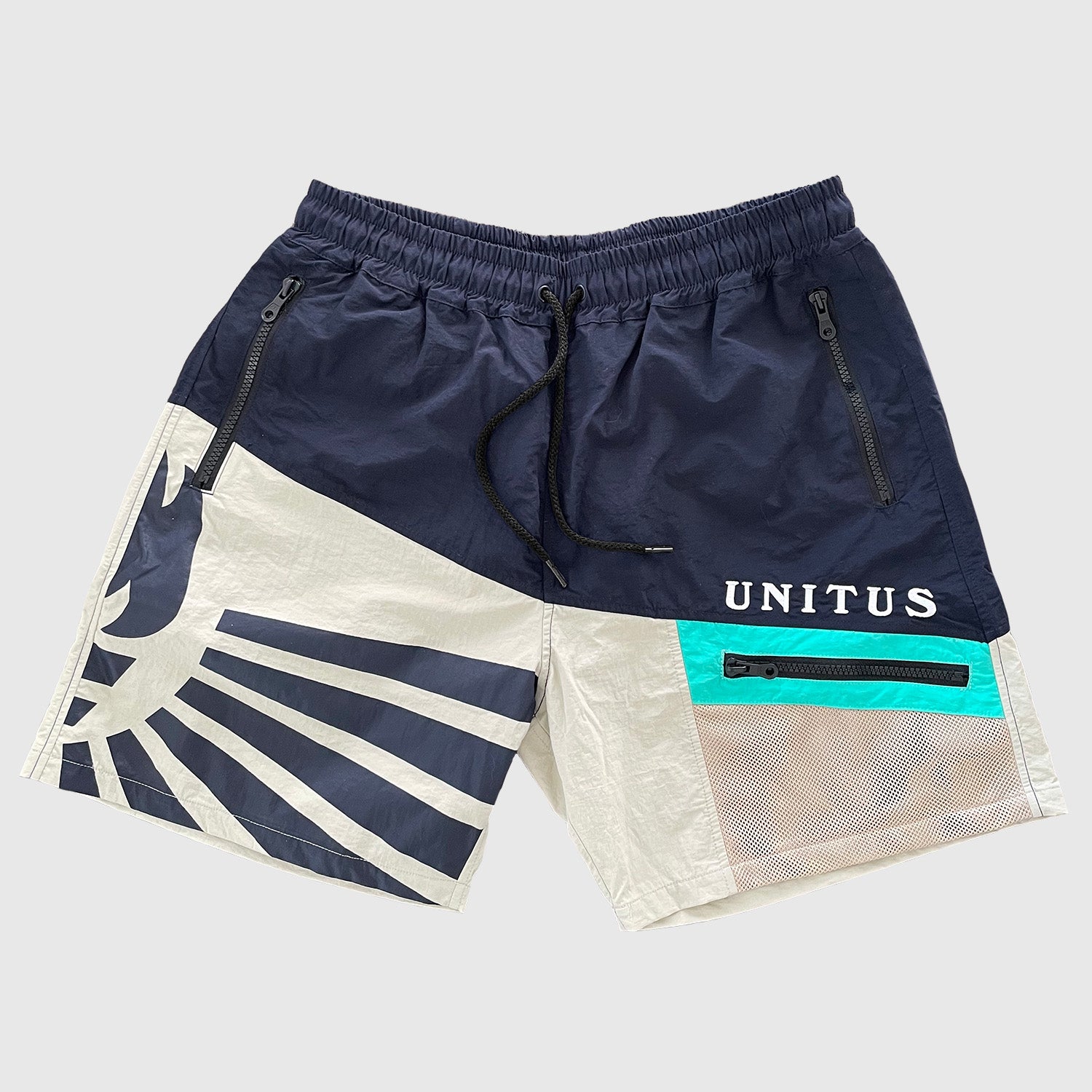 Contrast Tipped Track Sweat Shorts