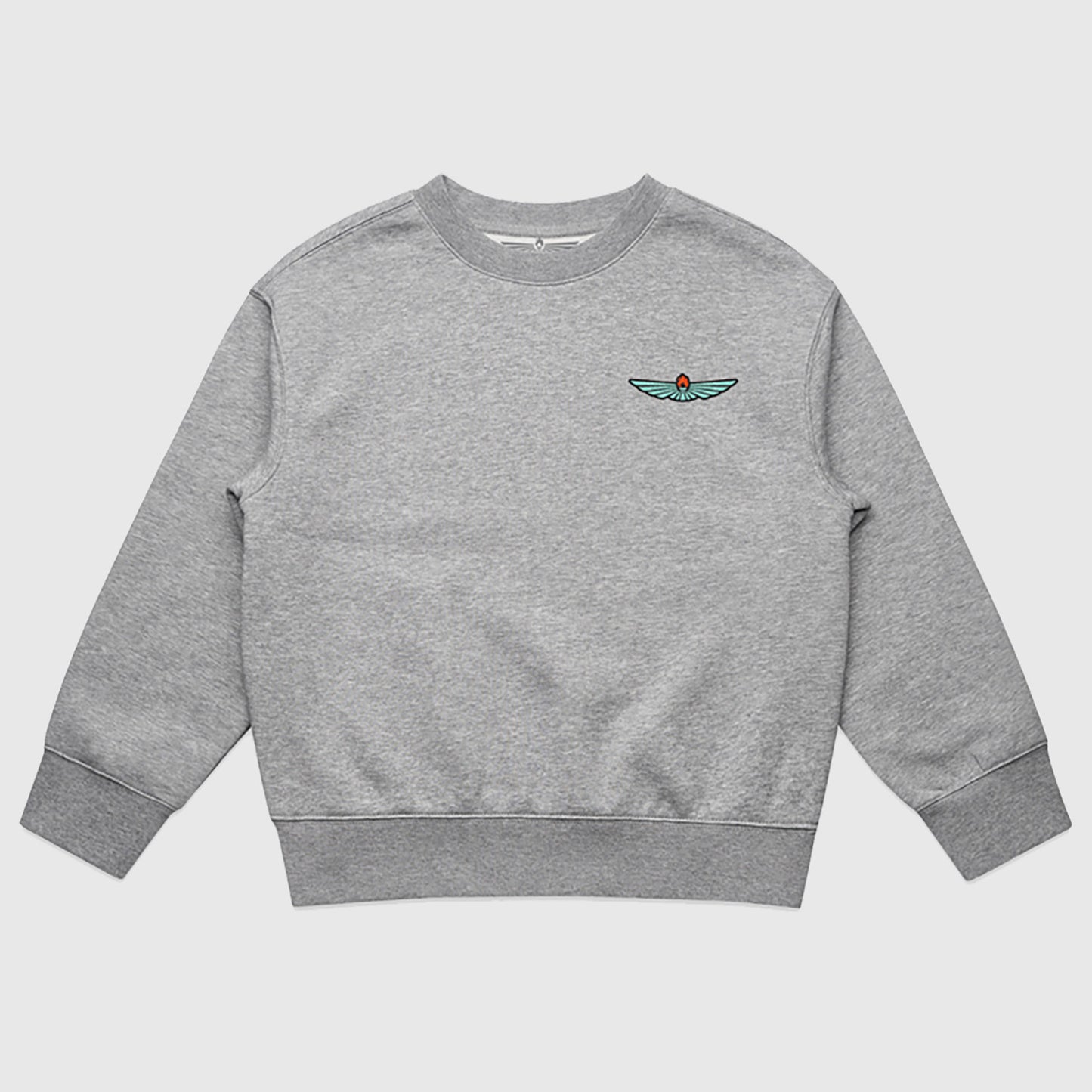 Youth Staple Premium Crewneck - Dove Grey