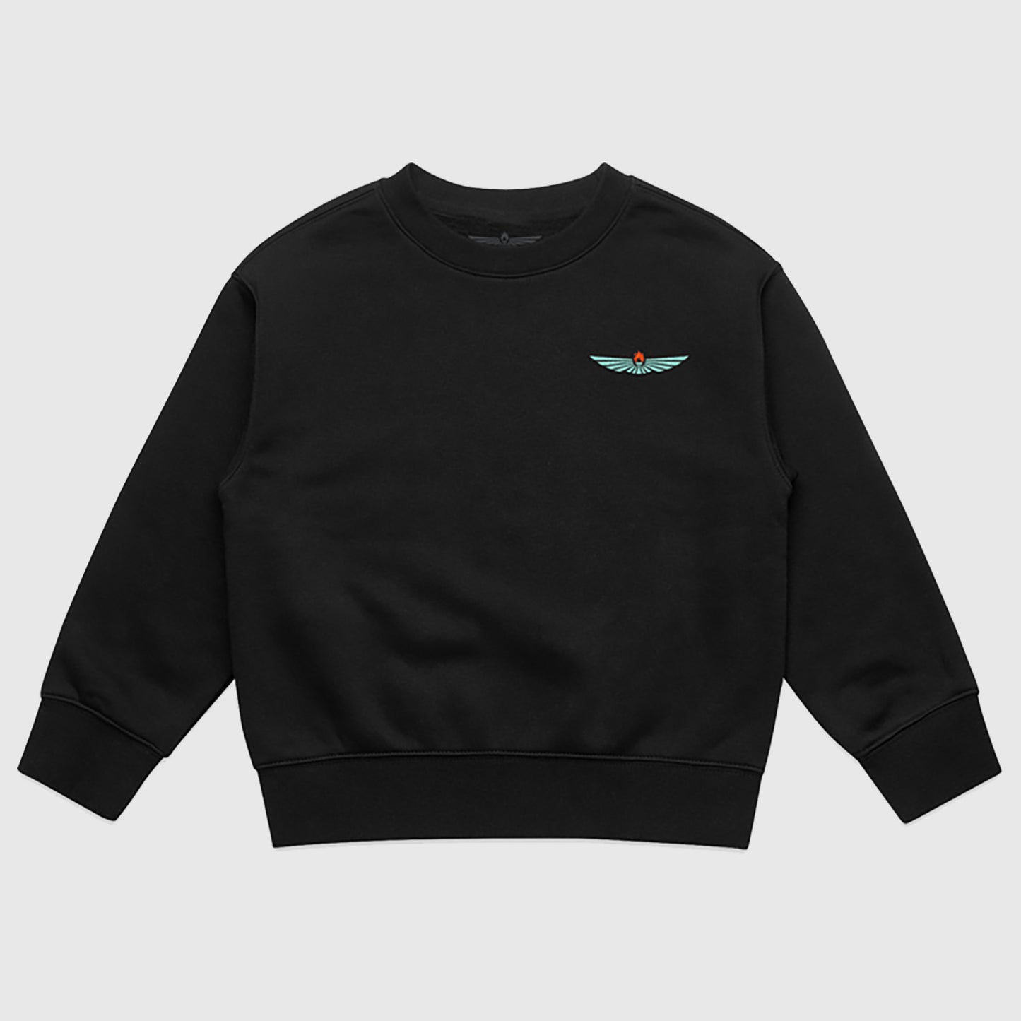 Youth Staple Premium Crewneck - Black