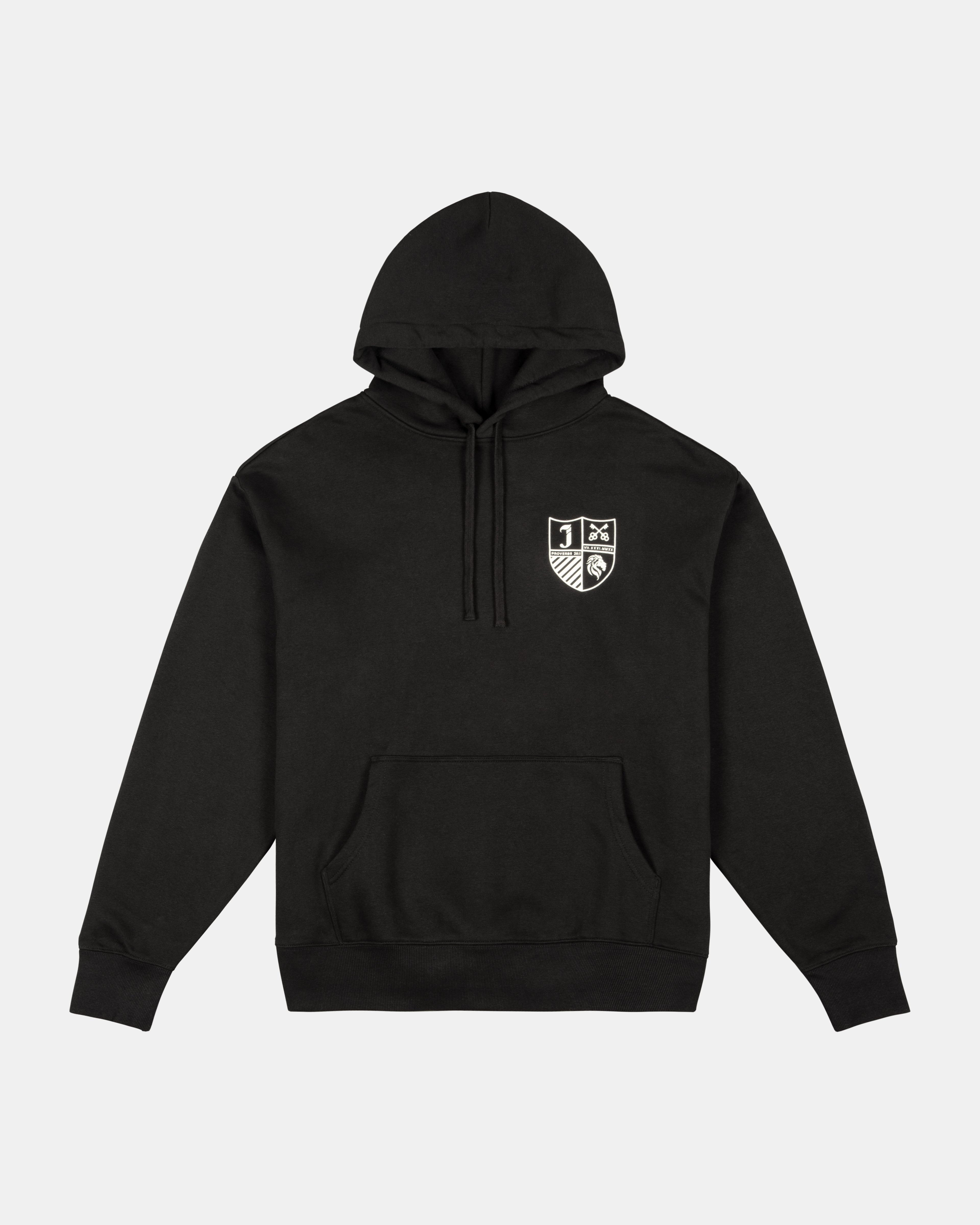 Judah Heavyweight Oversized Hoodie - Black - Final Sale