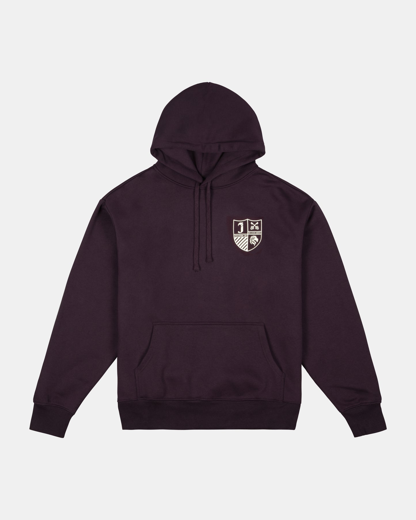 Judah Heavyweight Oversized Hoodie - Plum