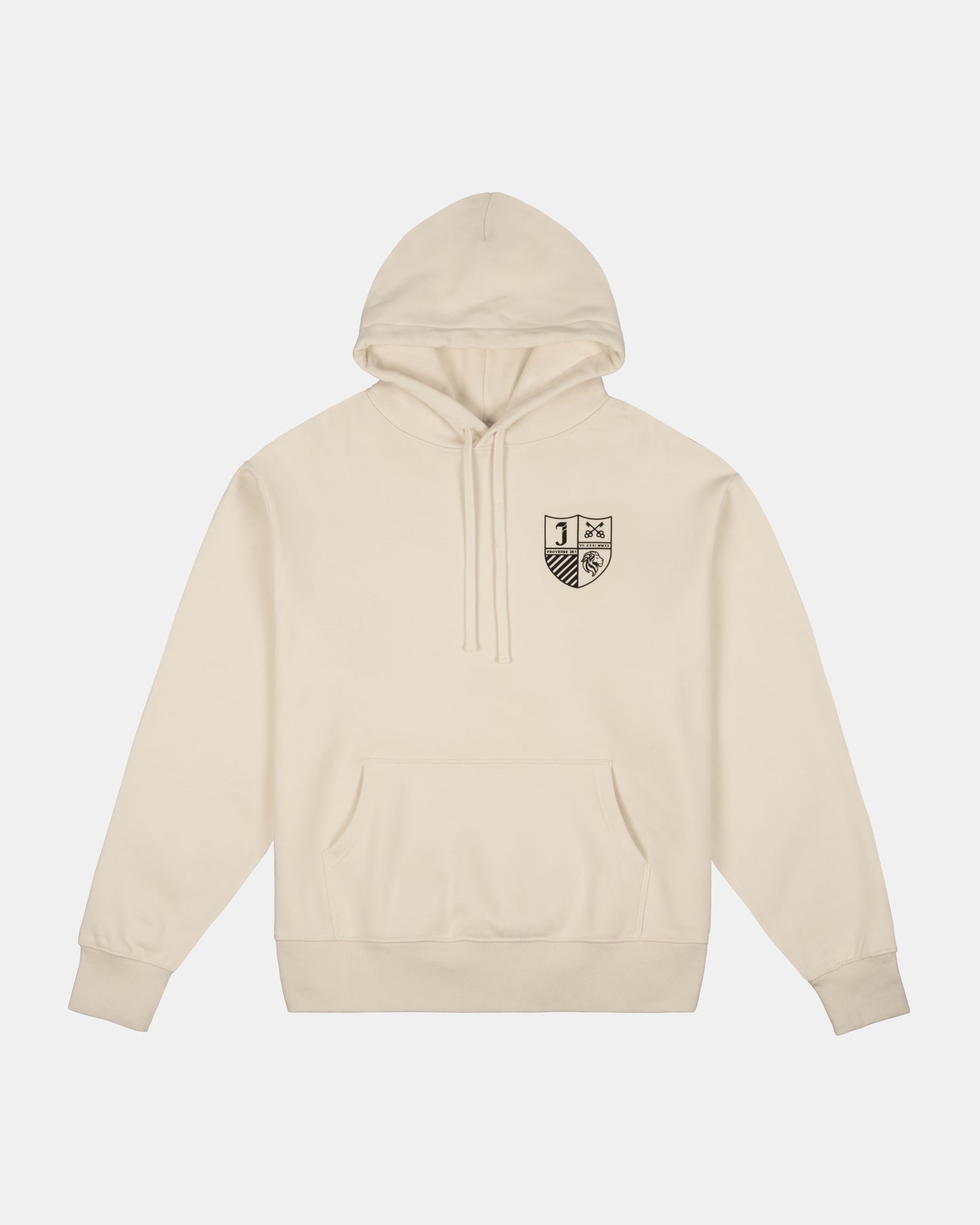 Judah Heavyweight Oversized Hoodie - Bone