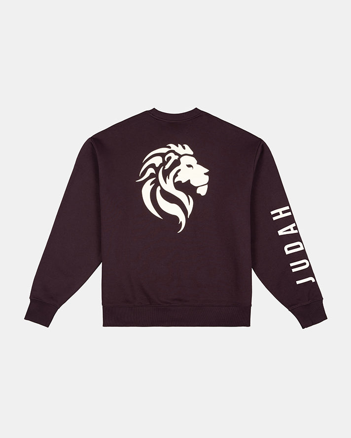 Judah Heavyweight Crewneck Sweatshirt Plum