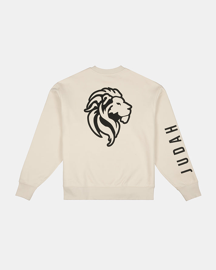 Judah Heavyweight Crewneck Sweatshirt Bone - Final Sale