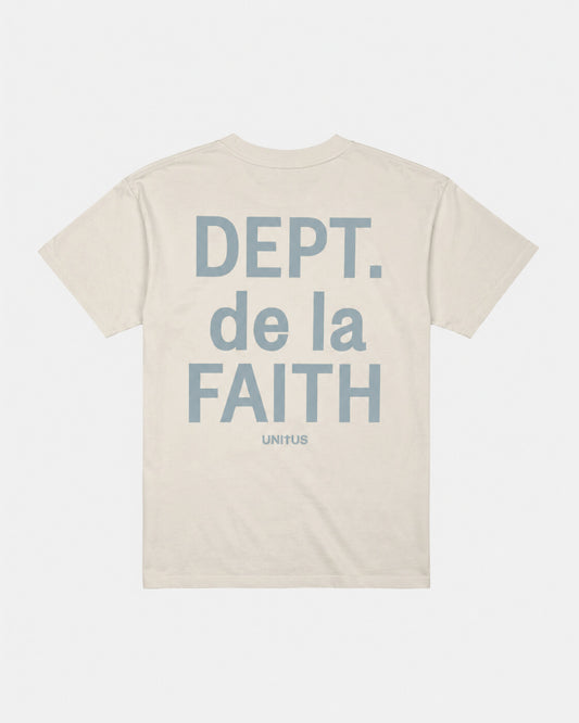 FAITH DEPT S/S TEE "Ivory"