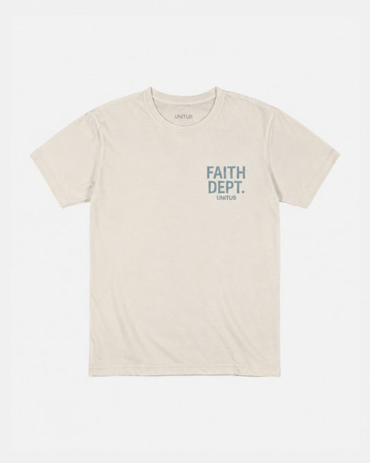 FAITH DEPT S/S TEE "Ivory"