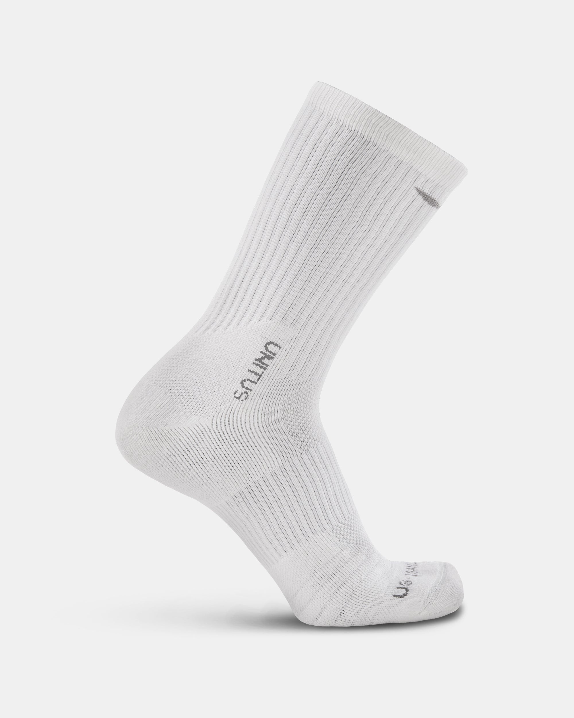 Elevate Performance Crew Sock "White"