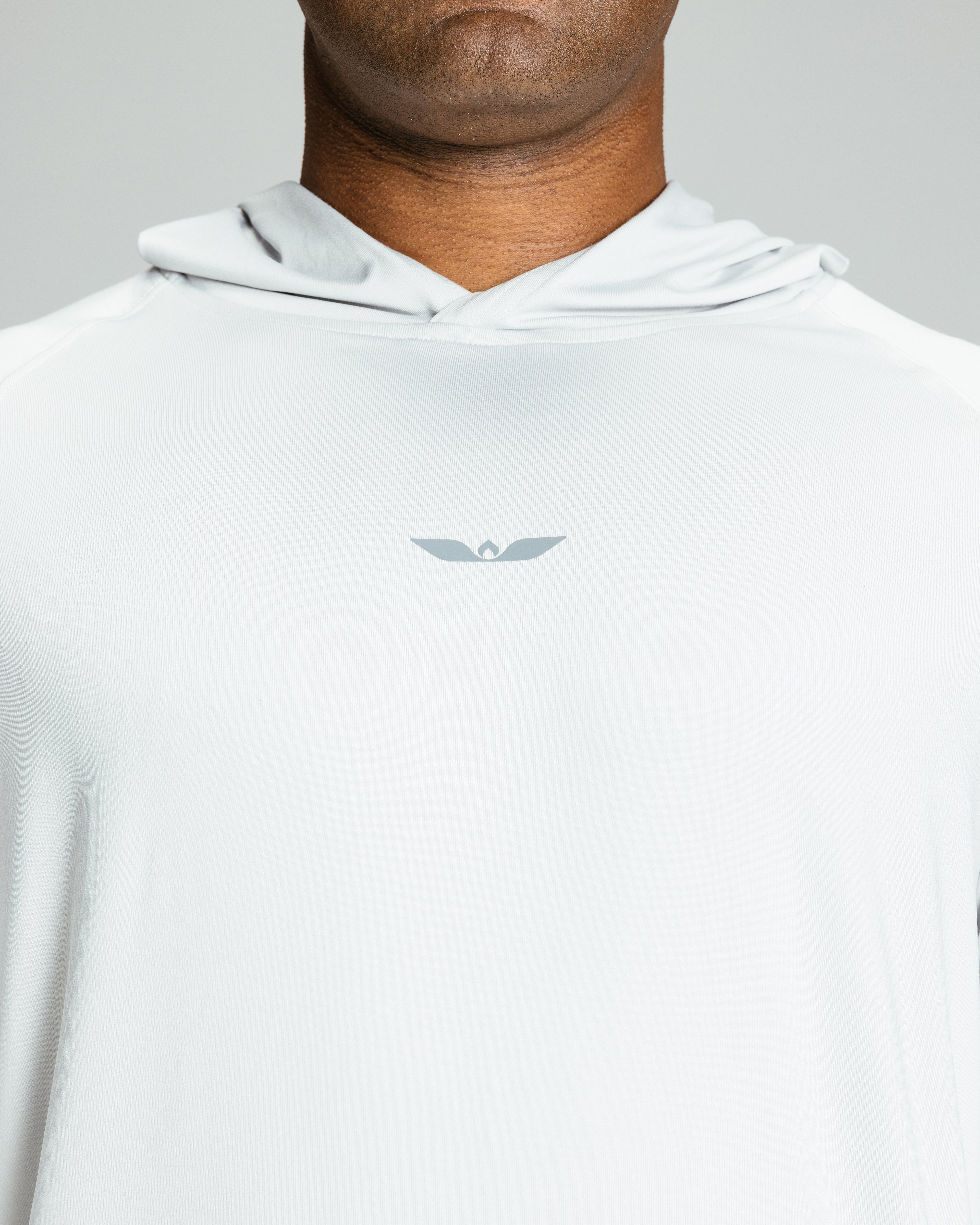 Men's LS Tech Hooded Tee "Gris"