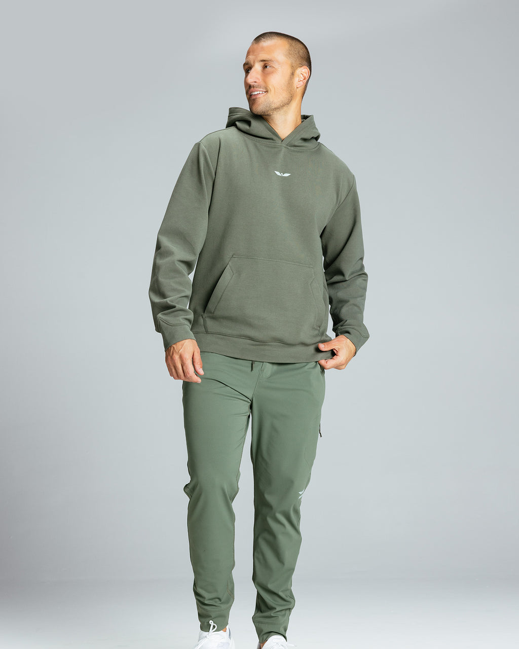 Men's Tech Hoodie "Olive"