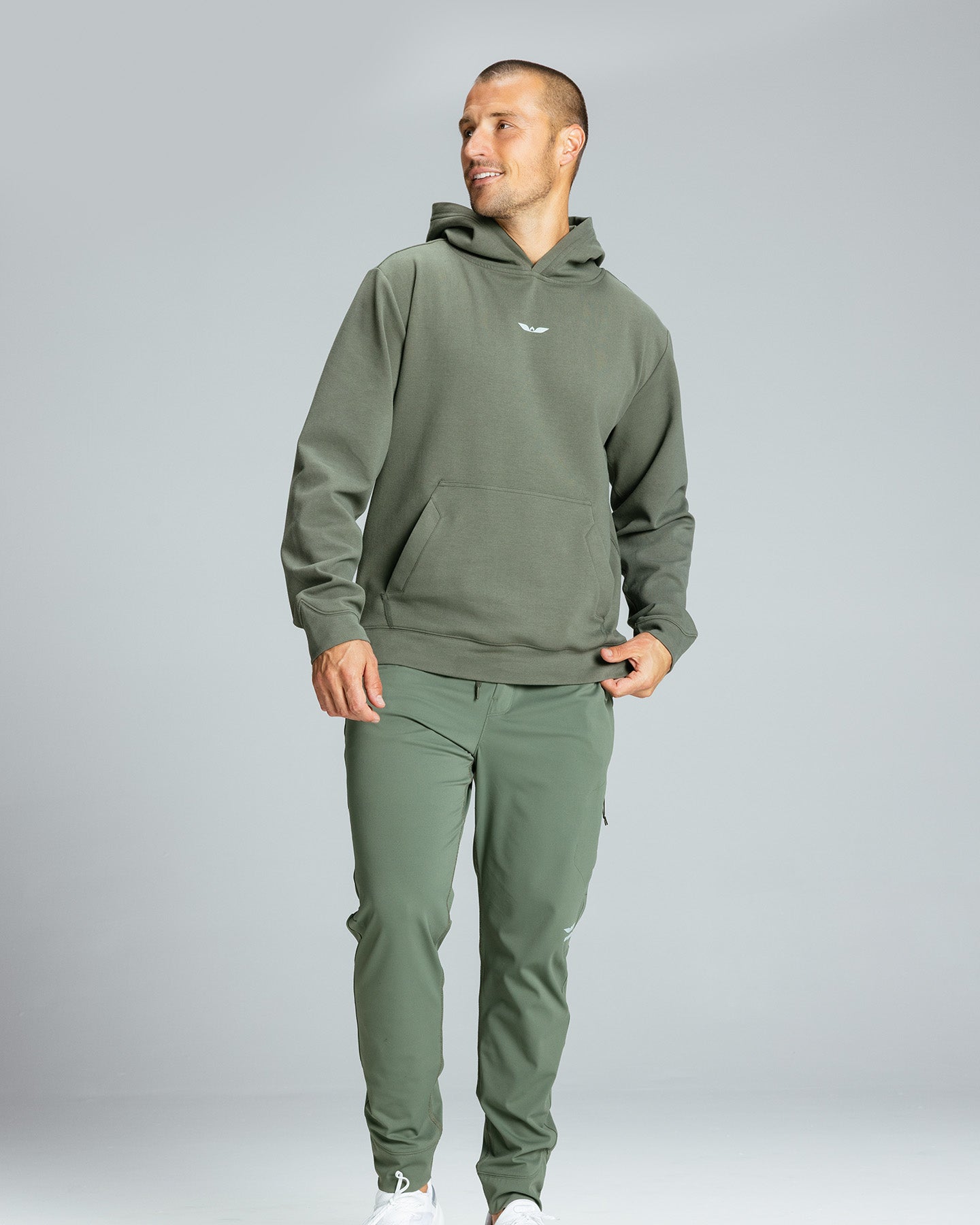 Men's Tech Hoodie "Olive"