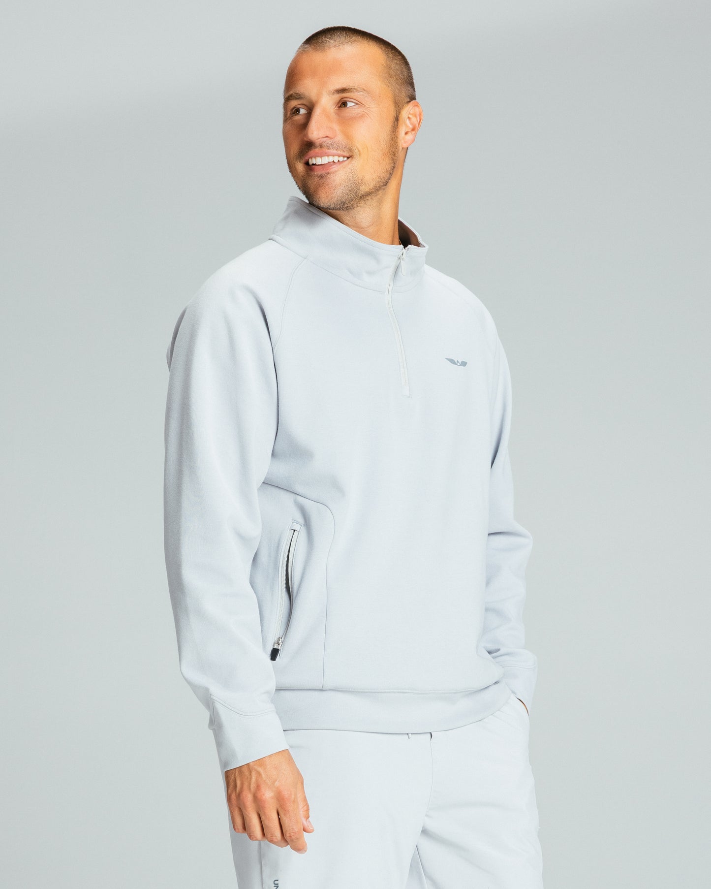 Men's Tech Quarter Zip "Gris"