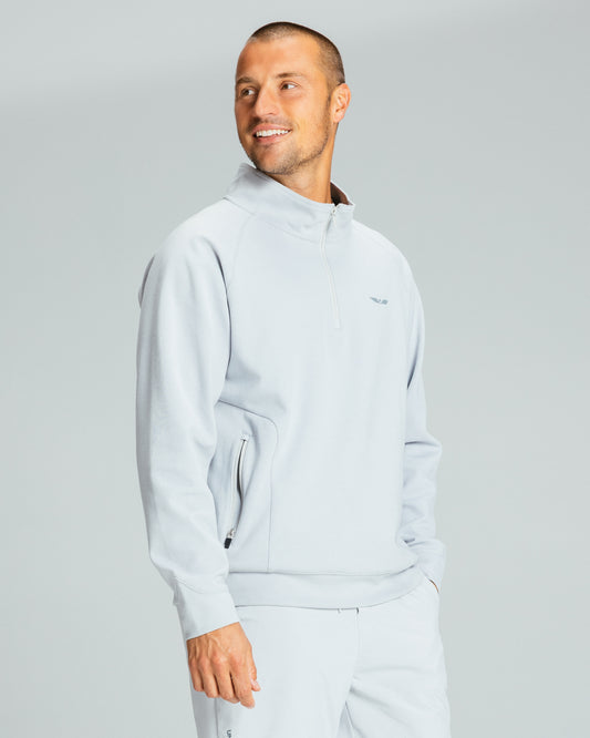 Men's Tech Quarter Zip "Gris"