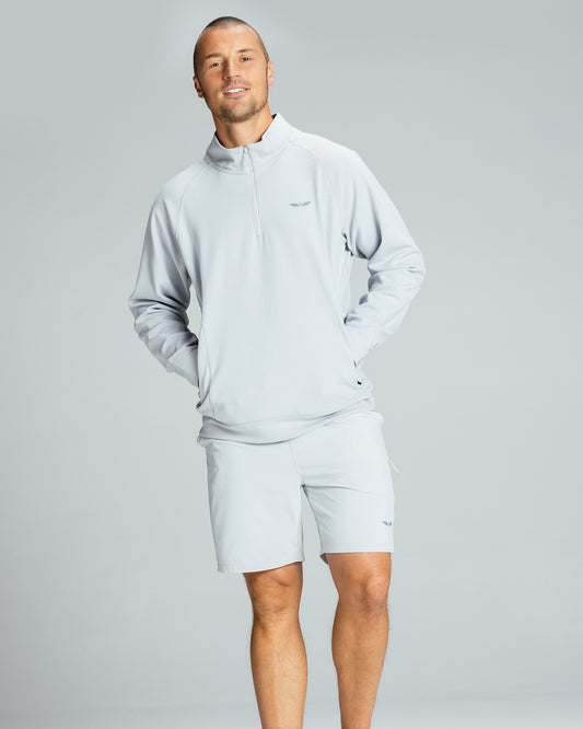 Men's Tech Quarter Zip "Gris"