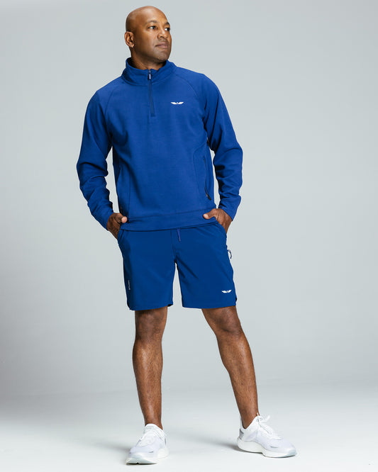 Men's Tech Quarter Zip "Marine Blue"