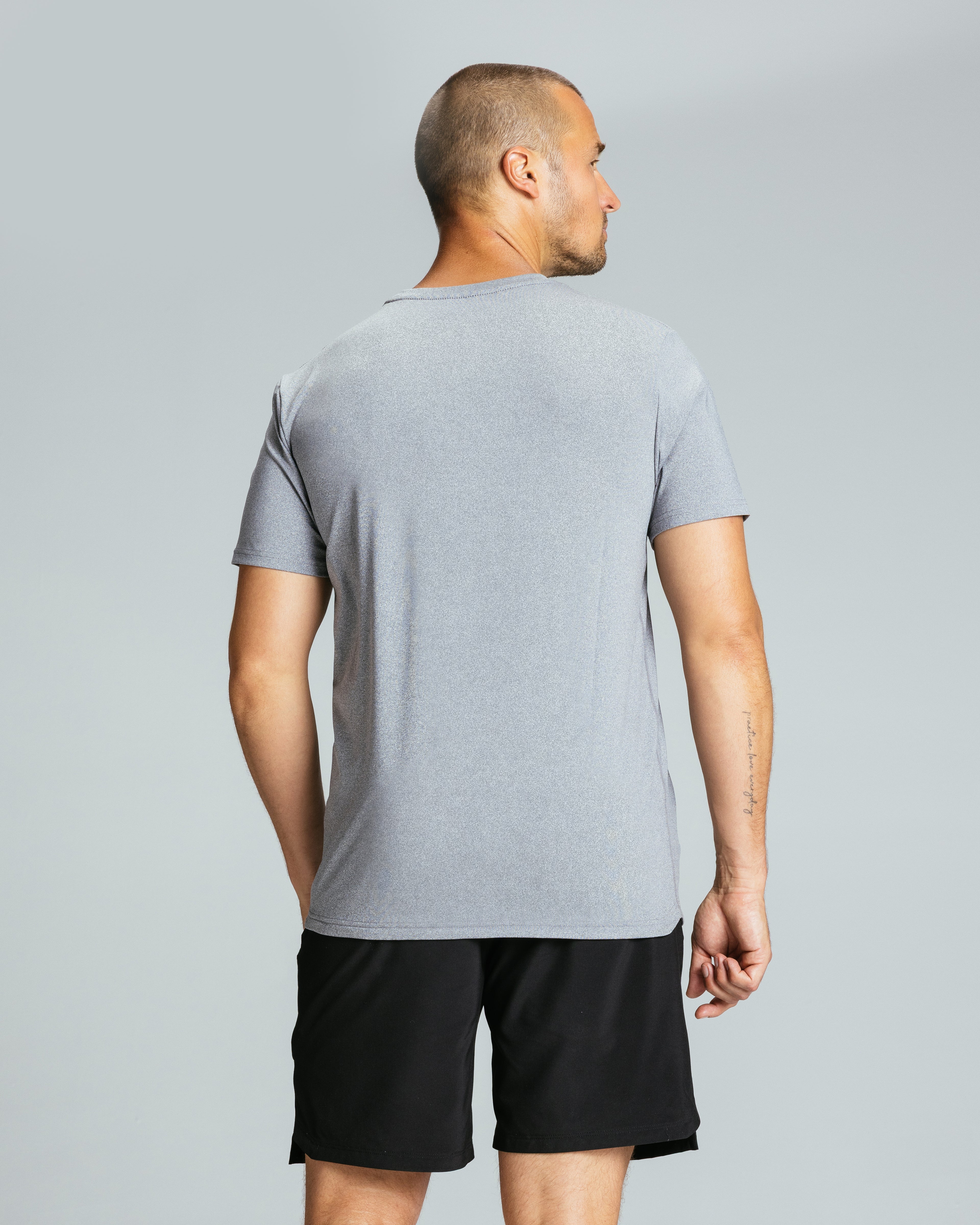 Men's SS Tech Tee "Silver Heather"