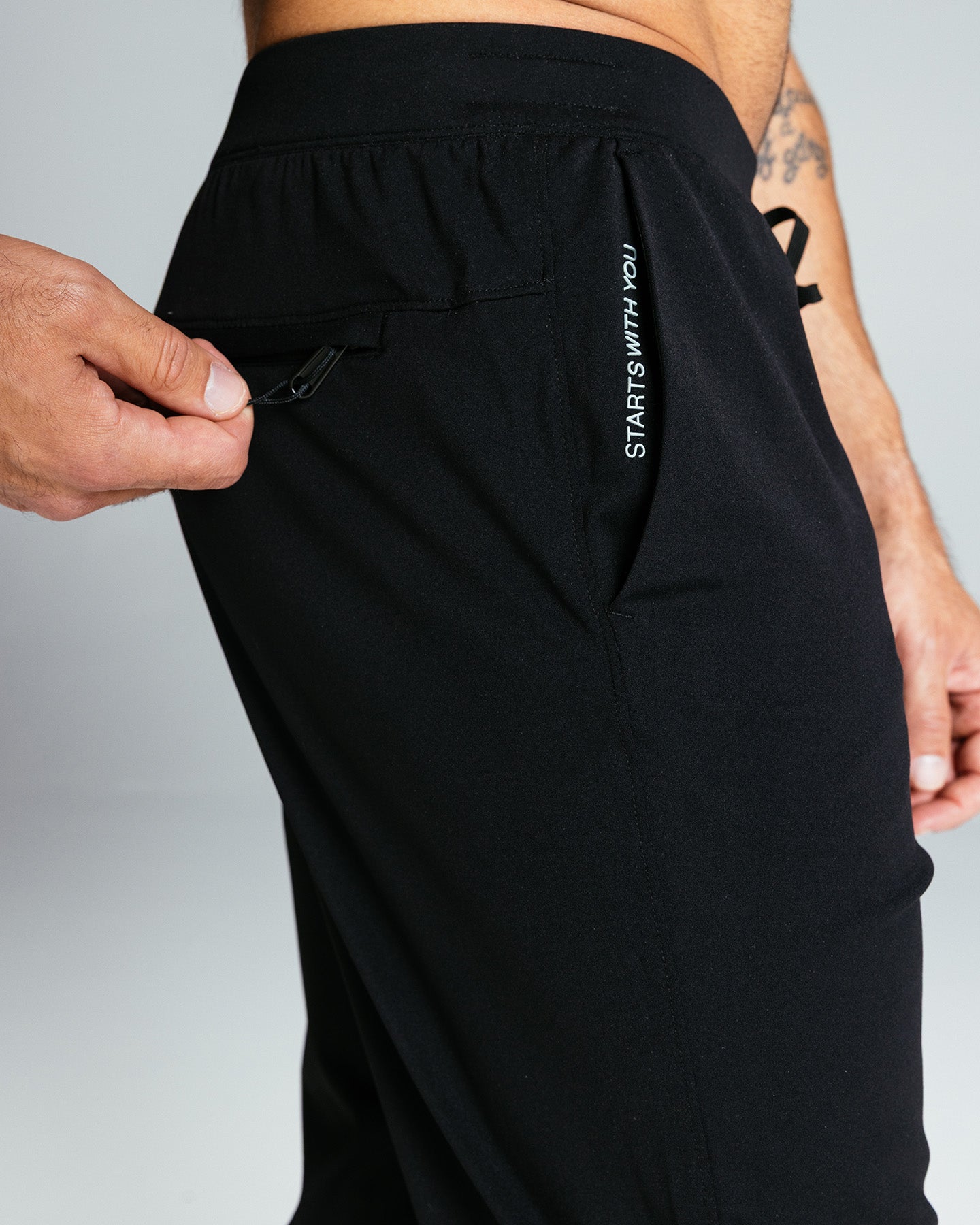 Men's Trainer Pant "Black"