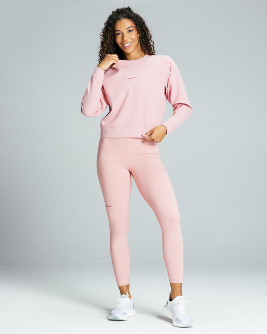Women's Crew Sweatshirt "Light Rose"