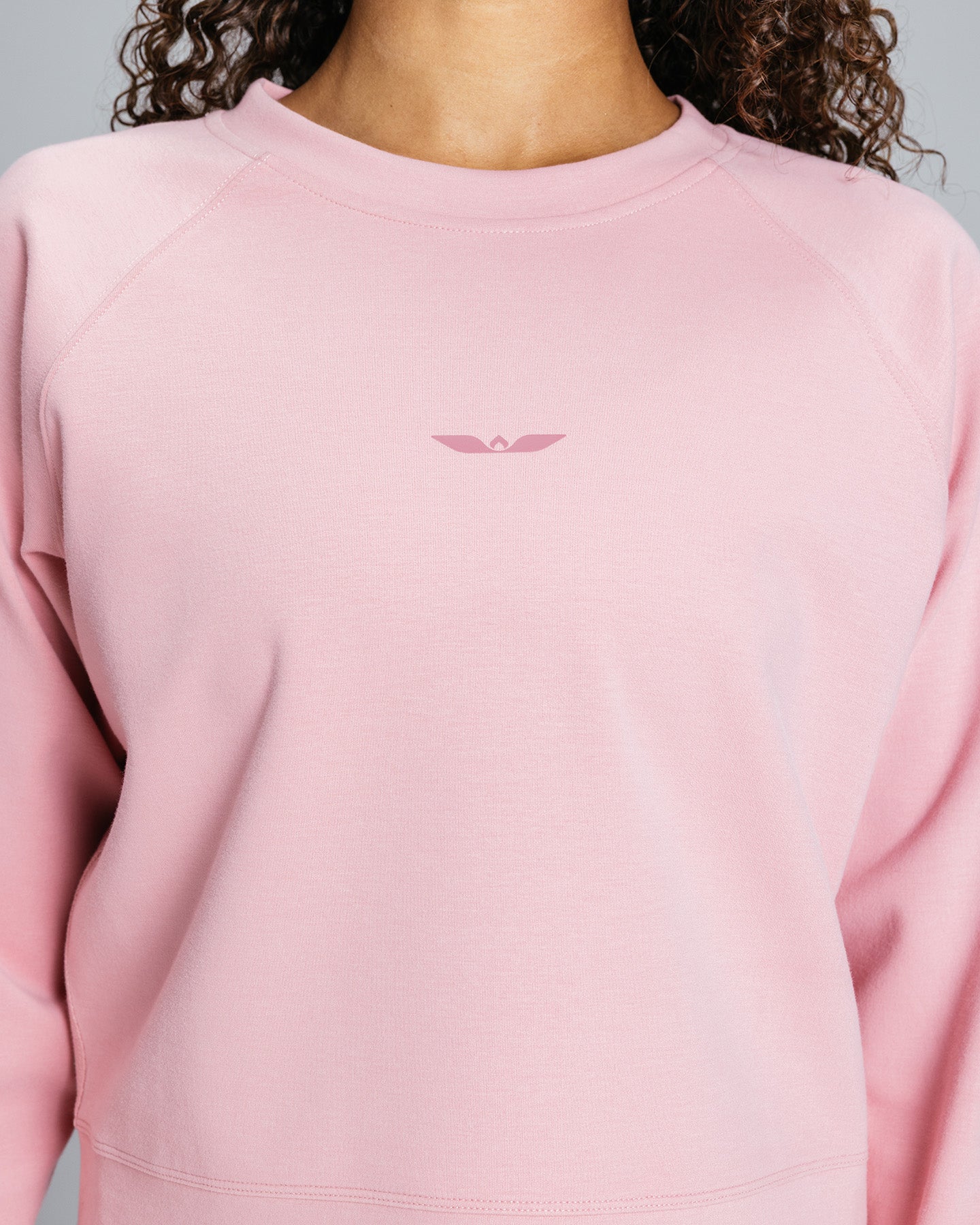 Women's Crew Sweatshirt "Light Rose"