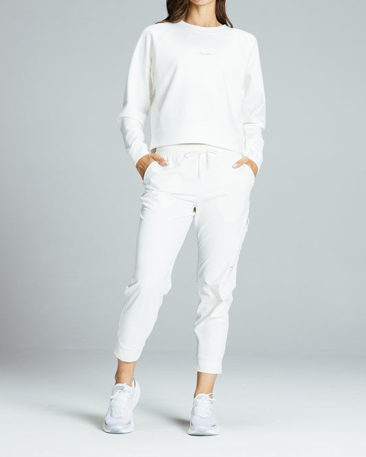 Women's Crew Sweatshirt "Vortex White"