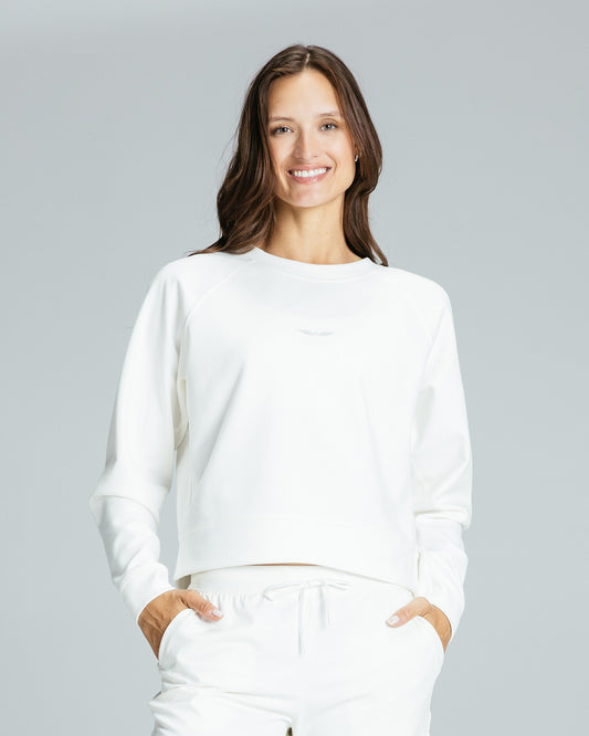 Women's Crew Sweatshirt "Vortex White"