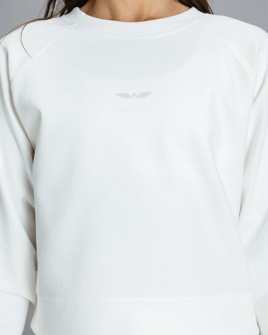 Women's Crew Sweatshirt "Vortex White"