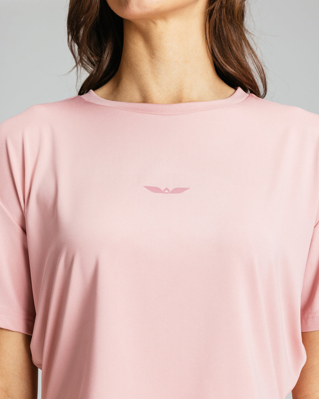 Women's Crop Tee "Light Rose"