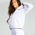Women's Half-Zip Hoodie "Lilac"