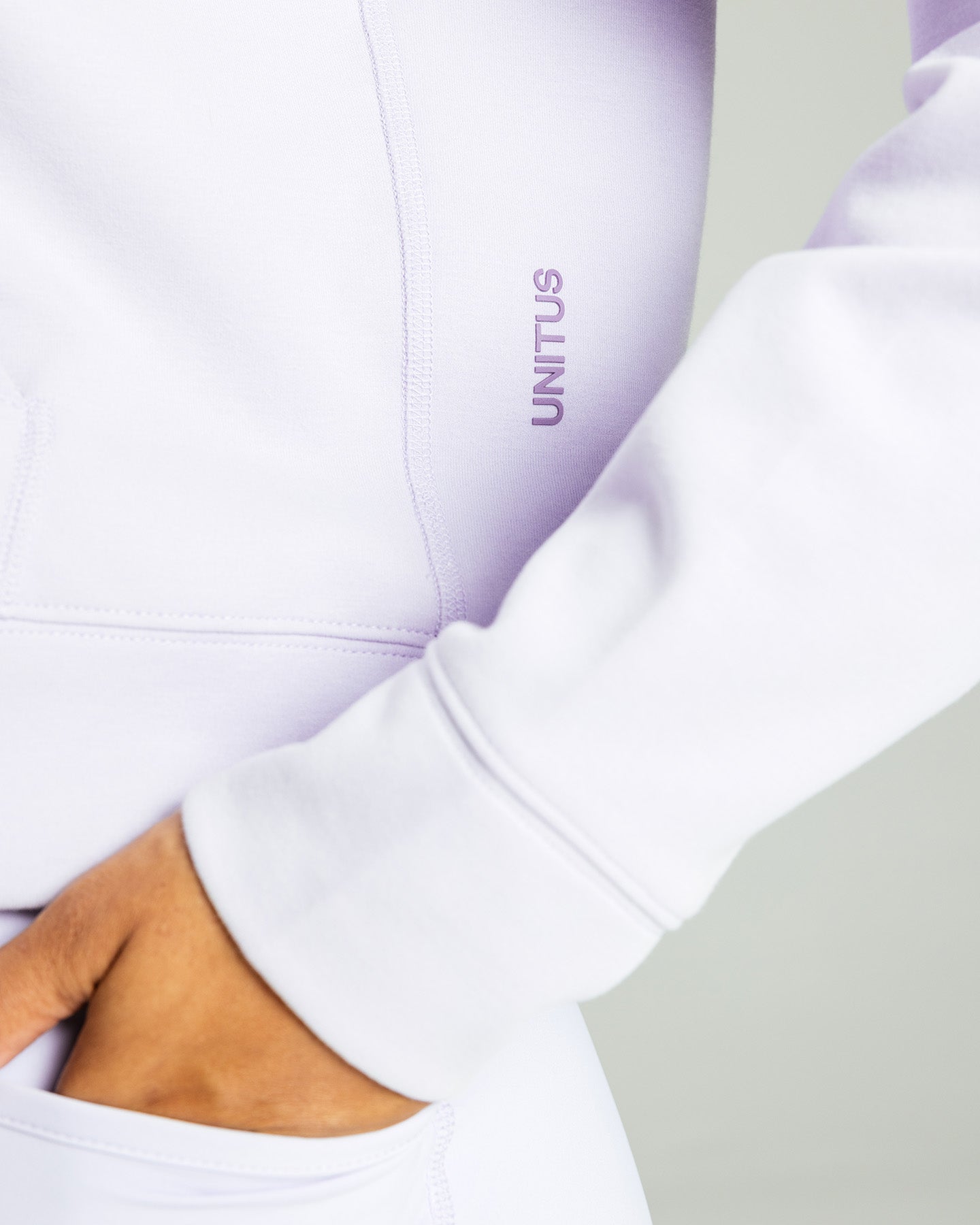 Women's Half-Zip Hoodie "Lilac"