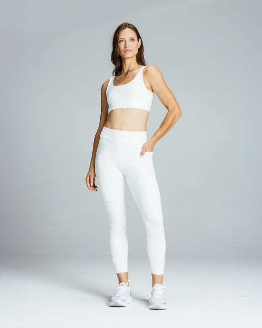 Women's Sports Bra "Vortex White"